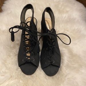 Jessica Simpson lace up heels